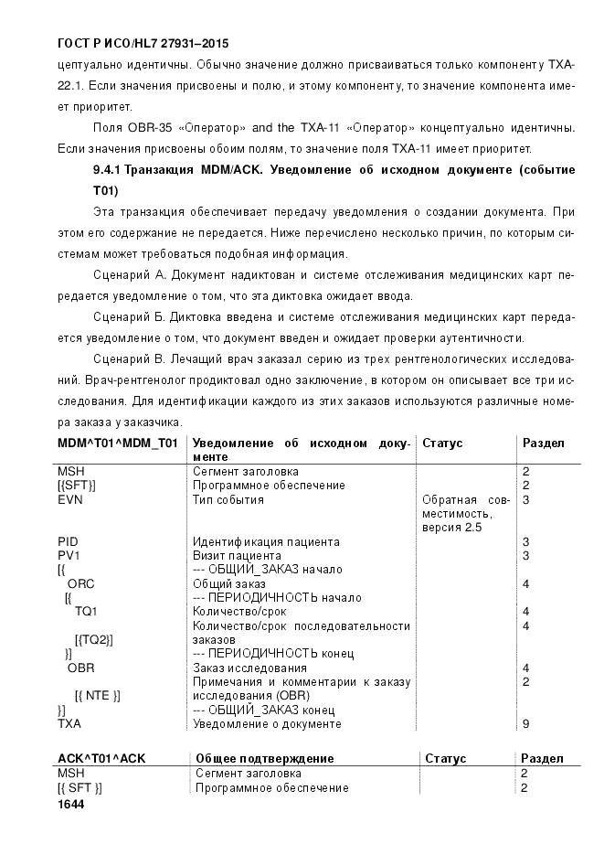 ГОСТ Р ИСО/HL 7 27931-2015, страница 1651
